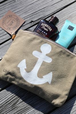 Handgjord clutch med ankare