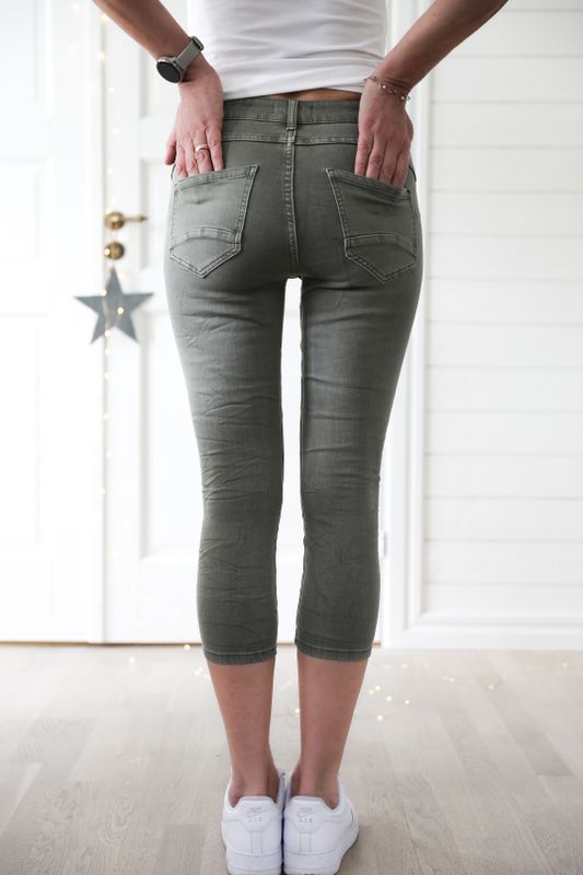 dimgröna korta jeans 1
