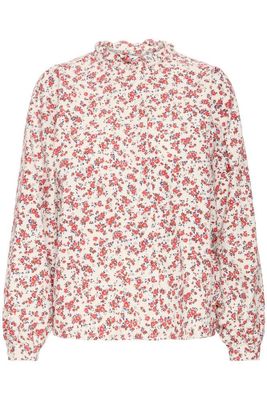 Blommig skjorta i bäckebölja