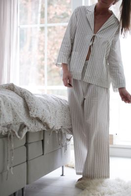 Ljuvlig pyjamas / lounge wear set i ekologisk bomull