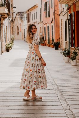 Sommarblom klänning