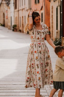 Sommarblom klänning