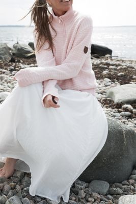 Fiskartröja rosa i nordisk lusekoftestil