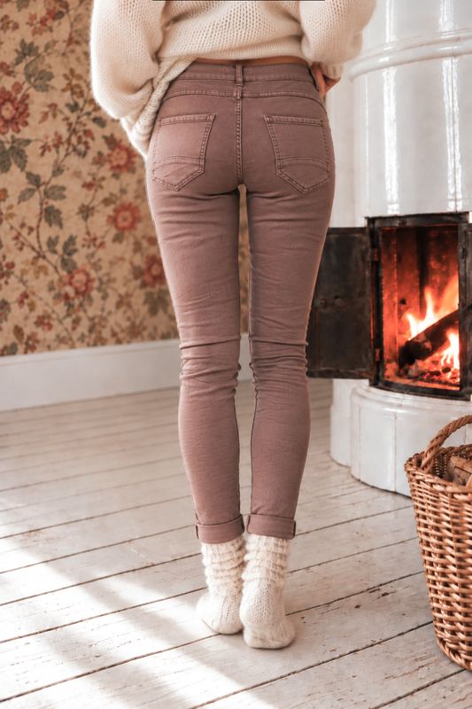 Mauverosa jeans bak