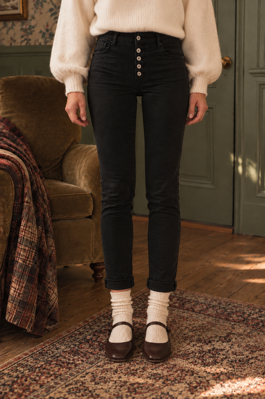 Jeans in Ihrem bevorzugten Modell, schwarz