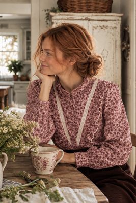 Giselle blouse rose