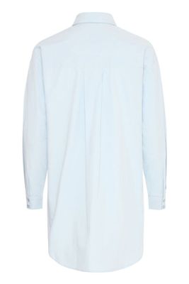 Ljusblå långskjorta i bomull