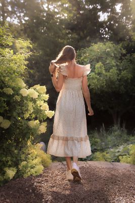 Martha rutig sommarklänning