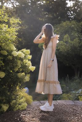 Martha rutig sommarklänning