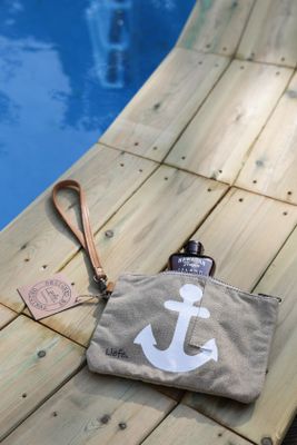 Handgjord clutch med ankare