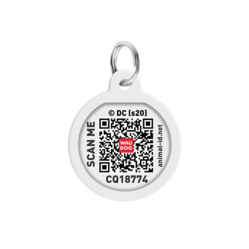 WAUDOG Smart ID Bricka för Hund & Katt Superman is hero Rund