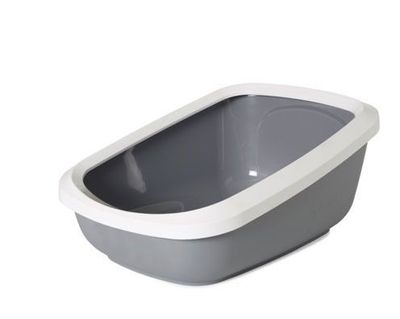 Savic Kattlåda Aseo Jumbo Grå/Vit 67,5x48,5x28cm