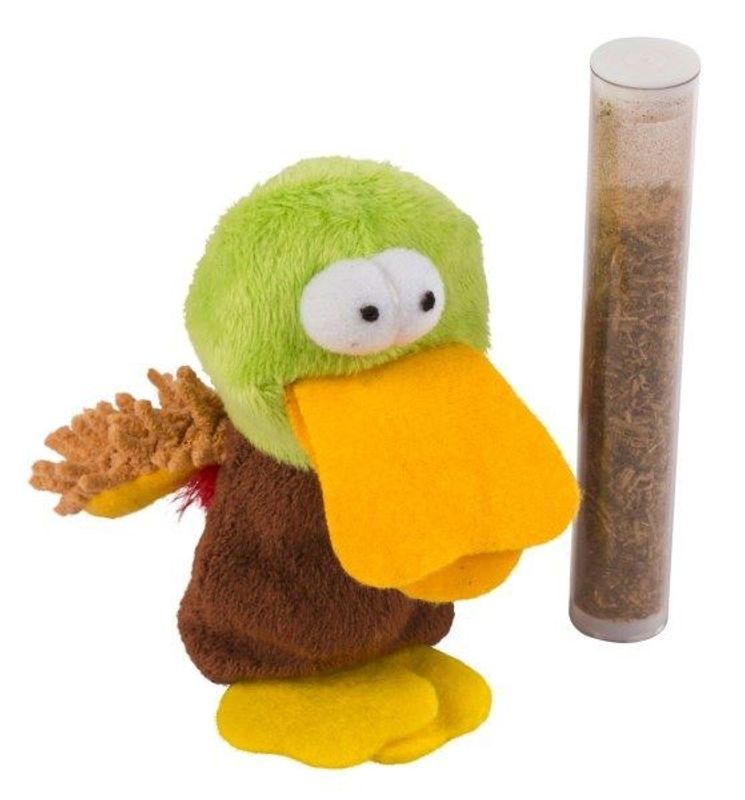 Kattleksak Anka med kattmynta