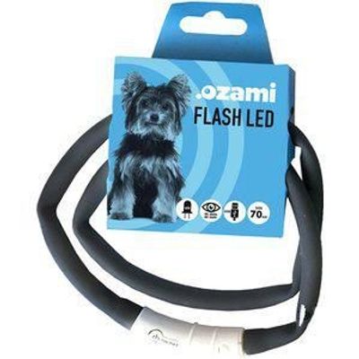 Halsband Flash LED Svart (70cm)