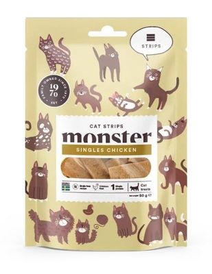 Monster Cat Strips Chicken 50 g