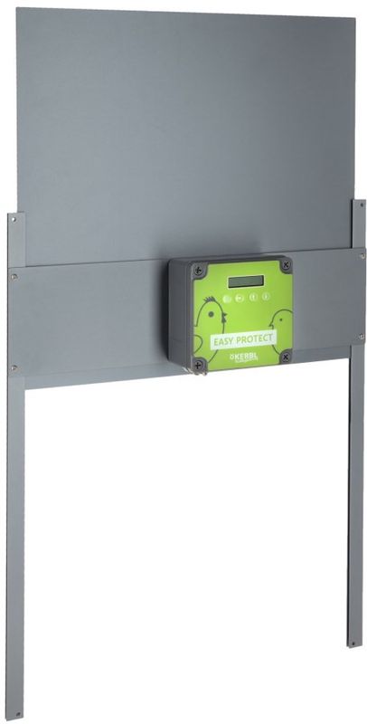 Kerbl EasyProtect automatisk hönslucka 40 x 36 cm, grå