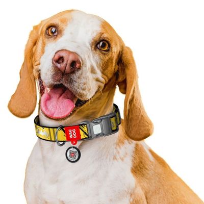 WAUDOG Hundhalsband Nylon Batman Sketch