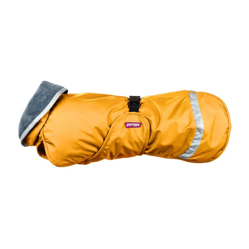 Pomppa Kevyt Lätt Fodrat Regntäcke Curry