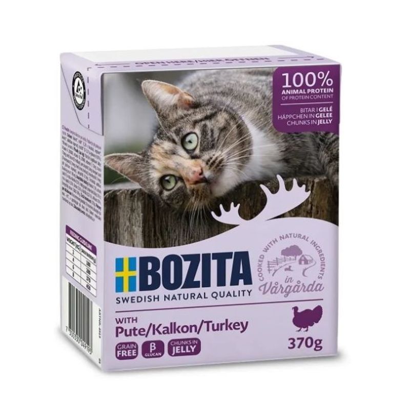 Bozita Katt Tetra Kalkon i Gelé 370g