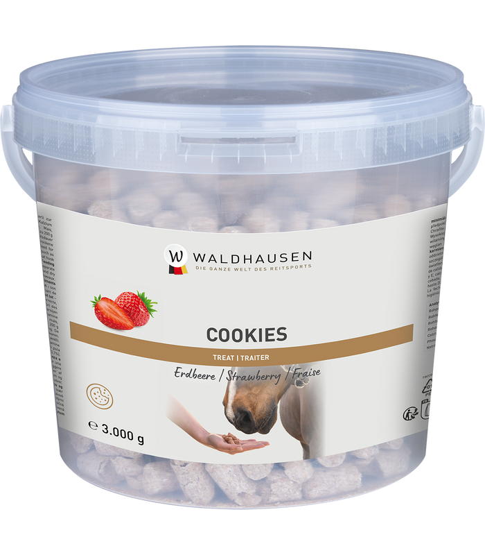 Waldhausen Hästgodis i hink 3kg Jordgubb