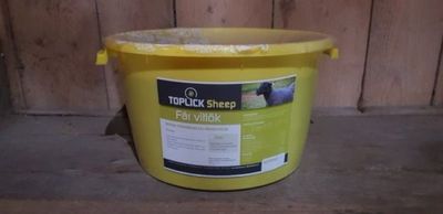 Toplick Får Mineral-Vitaminblock med Vitlök 20kg