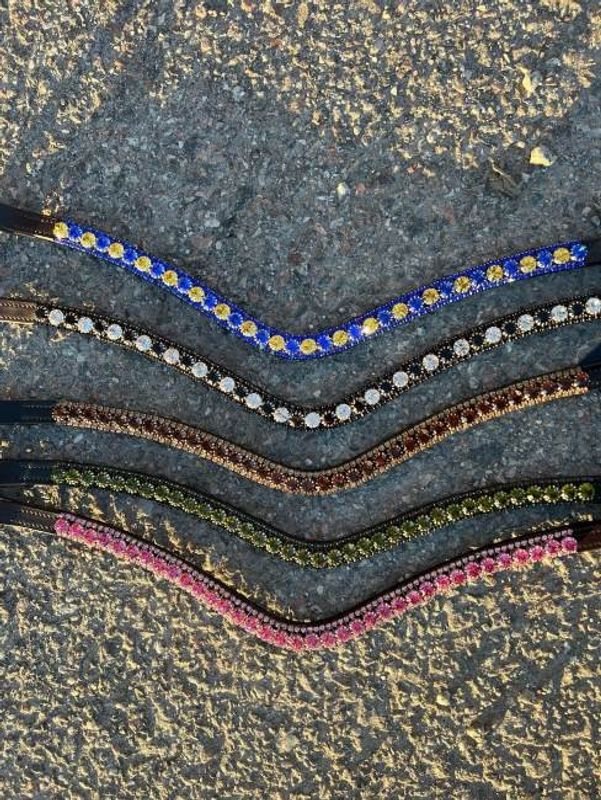 Globus Pannband m. Kristaller