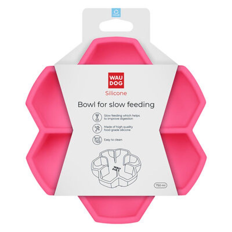 WAUDOG Slowfeed skål Silikon