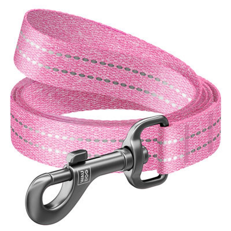 WAUDOG Re-Cotton Hundkoppel Reflex Rosa