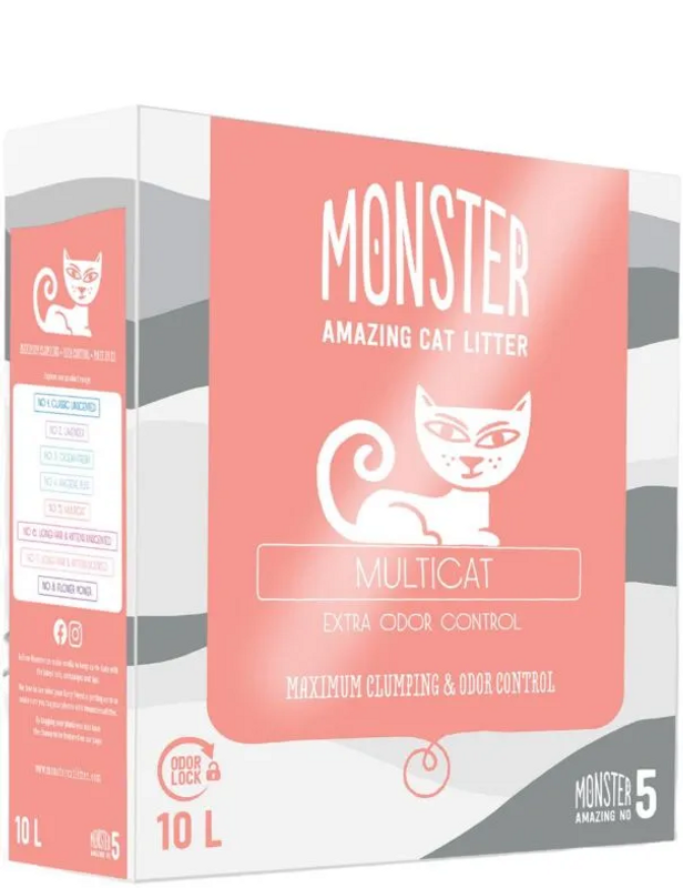 Monster Kattsand Multicat 10L