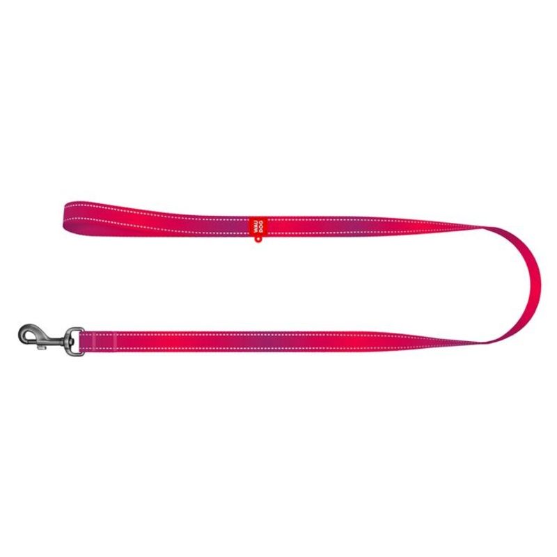 WAUDOG Hundkoppel Mono Reflex Rosa