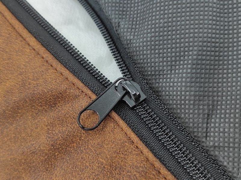 CAZO Hundbädd Premium Läder & Tweed