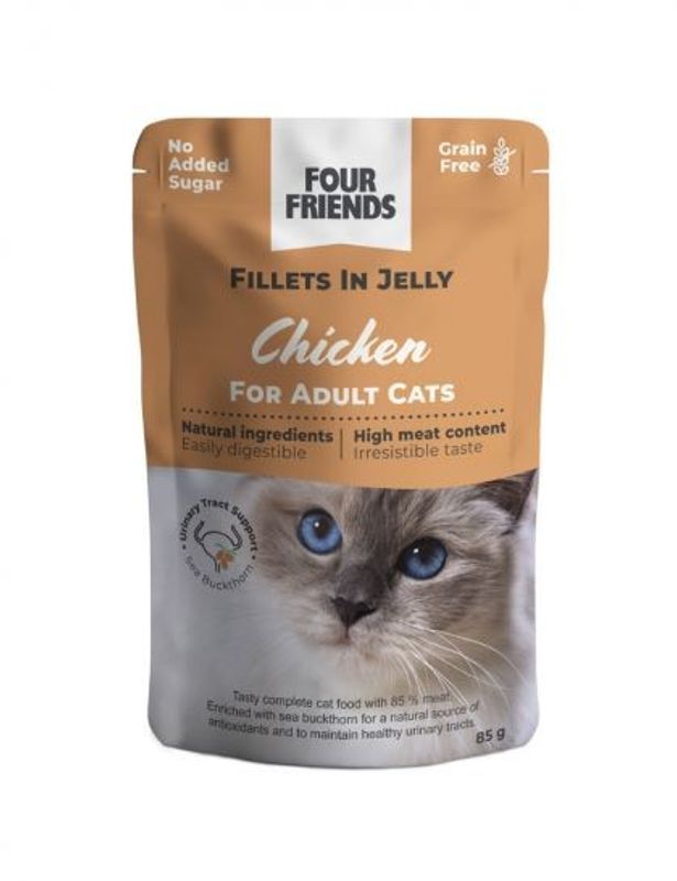 FourFriends Cat Adult Chicken in Jelly Pouch