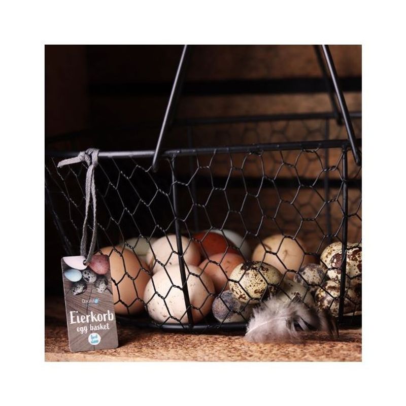 Stor Äggkorg Svart Quailzz