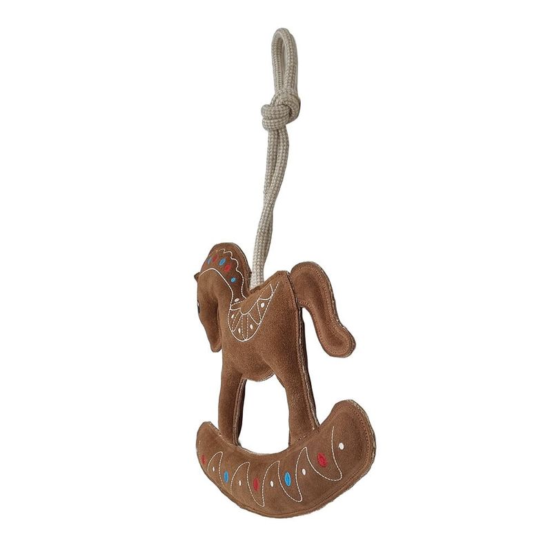 Hansbo Sport Hästleksak Pepparkakshäst i Mocka