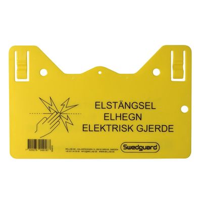 Swedguard Varningsskylt Elstängsel