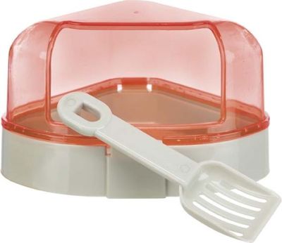 Hörntoalett Hamster De Luxe med spade