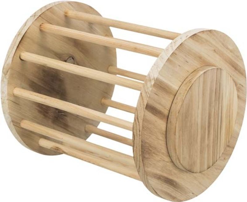 Höhäck hörulle med lock i trä ø20x23cm