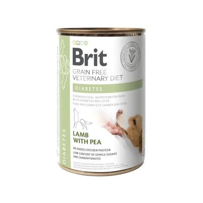 Brit Veterinary Grain Free Diet Dog Can Diabetes 400g