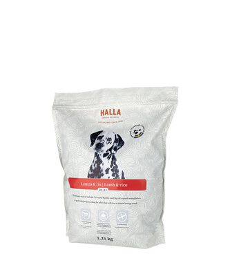 Halla Lamm & Ris 21-11, hundfoder, 3,25 kg