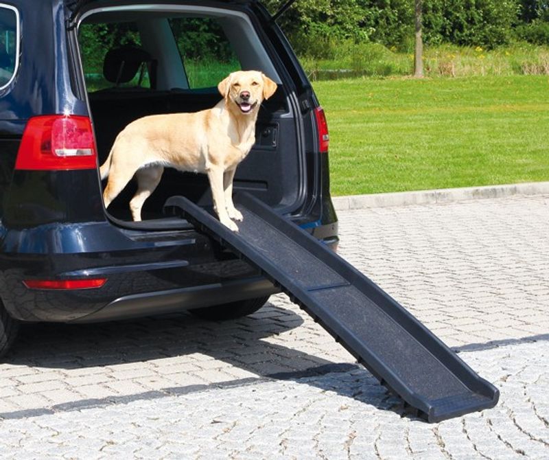 Ramp Petwalk, hopfällbar, 40x156 cm, plast, svart