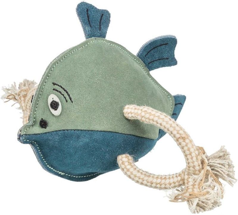 Fisk, läderleksak, 28 cm