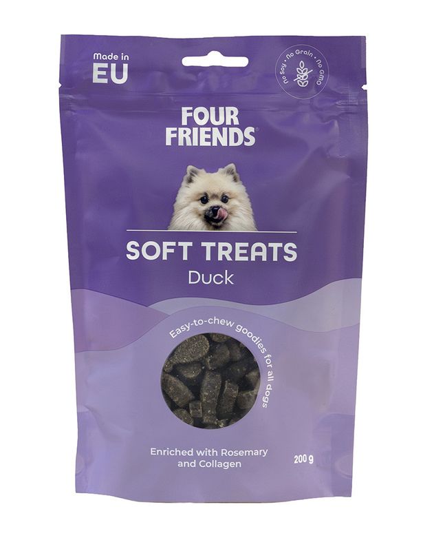 Four Friends Soft Treats Duck 200 g