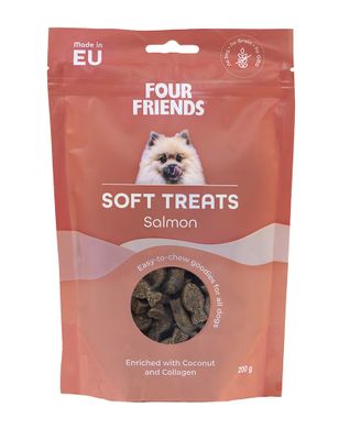 Four Friends Soft Treats Salmon 200 g