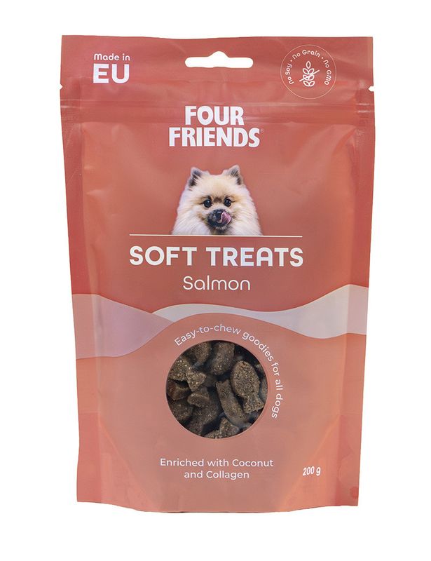 Four Friends Soft Treats Salmon 200 g