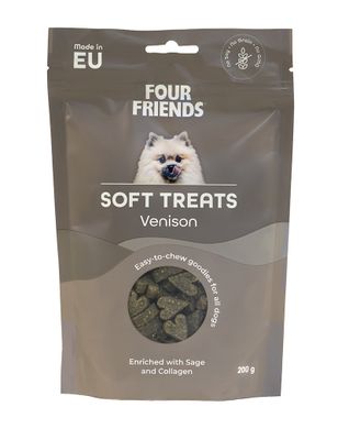 Four Friends Soft Treats Venison 200 g