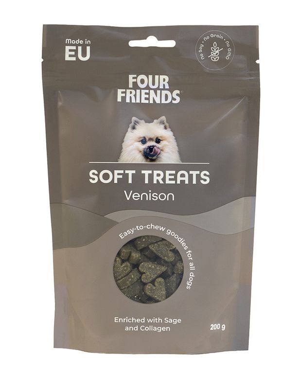 Four Friends Soft Treats Venison 200 g