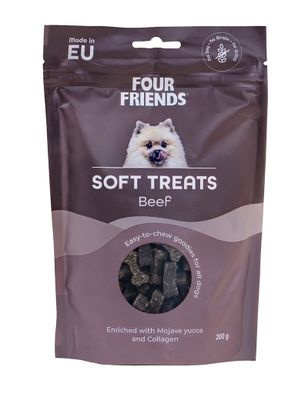 Four Friends Soft Treats Beef 200 g