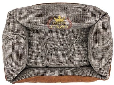 CAZO Hundbädd Premium Läder & Tweed