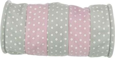Kattunnel, fleece, ø 25 x 50 cm, grå/rosa