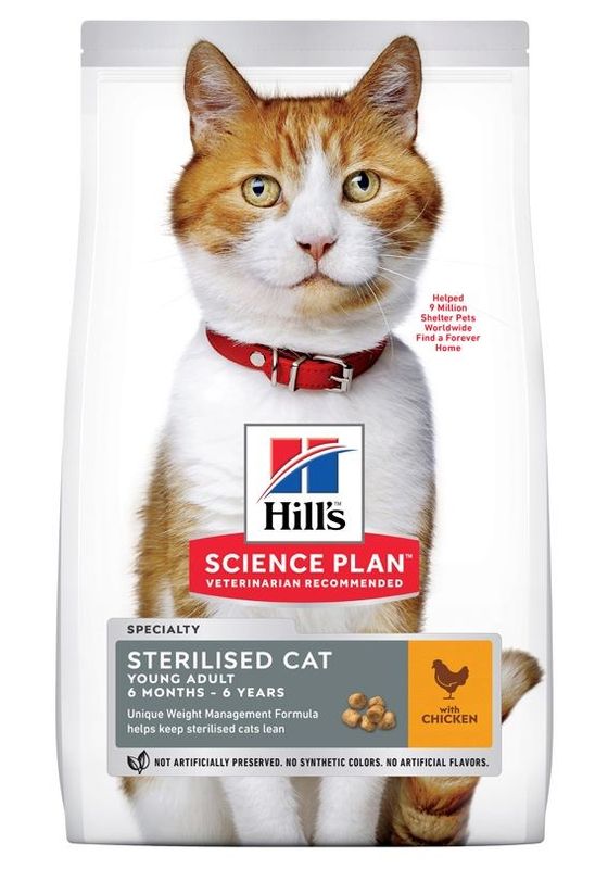 Hills Science Plan Feline Adult Sterilised Chicken 1.5kg